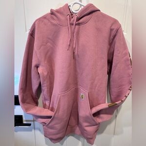 Carhartt Men’s Dusty Rose ICONIC K288 LOGO SWEATSHIRT